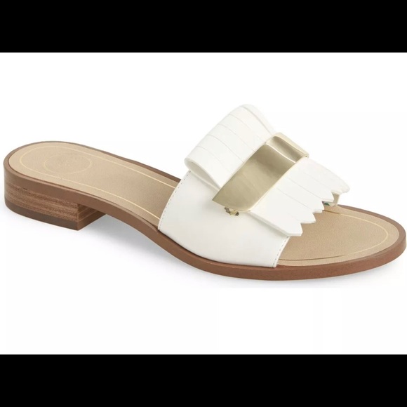 1901 Shoes - Nordstrom 1901 Aldrich slide white Gold sandals